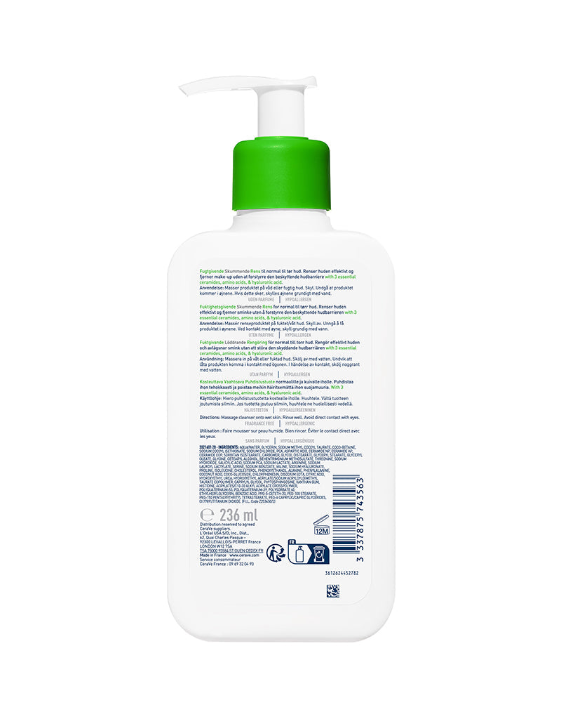 Cream-to-Foam Cleanser with Amino Acids 236ml