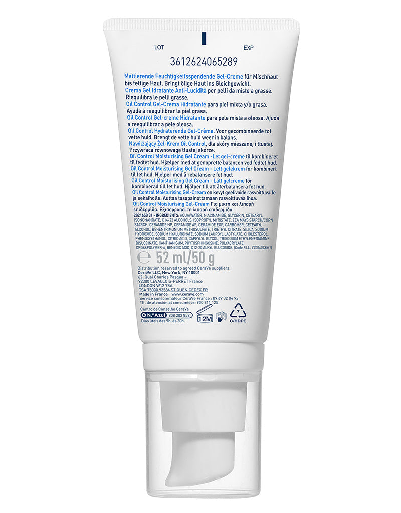 CeraVe Oil Control Moisturising Gel Cream 52ml