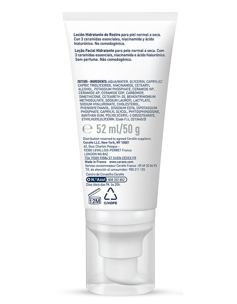 PM Facial Moisturising Lotion with Ceramides 52ml